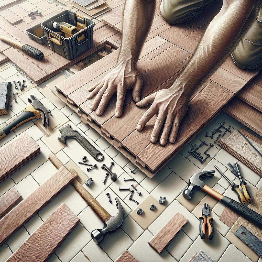 Guide Facile : Poser du Parquet Flottant sur du Carrelage